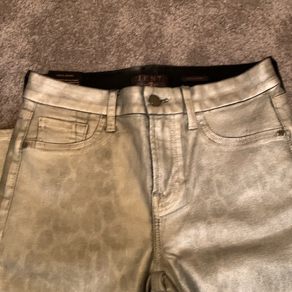 7 for all mankind coated silver jeans - Picture 7 of 7
